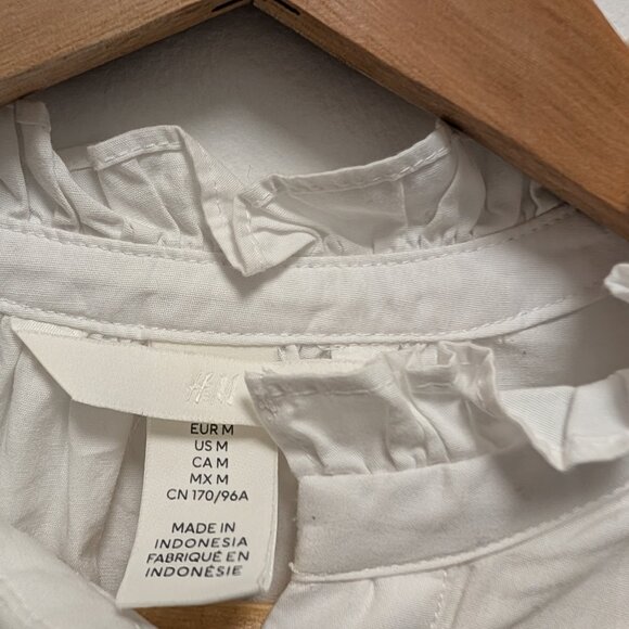 CHIC WHITE BUTTON SHIRT - Picture 3 of 4